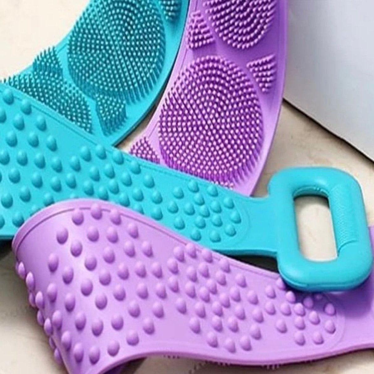 Silicone Back Scrubbing Belt, Silicone Back Towel Scrubber, Body Sponge Silicon Brush Bath Towel, Skin Care Brushes Silicone Back Scrubbing Belt, Silicone Back Towel Scrubber, Body Sponge Silicon Brush Bath Towel, Skin Care Brushes